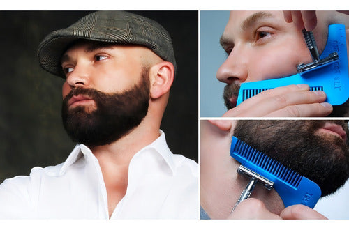 Peine Barba Delineador The Beard Shaper Color Negro