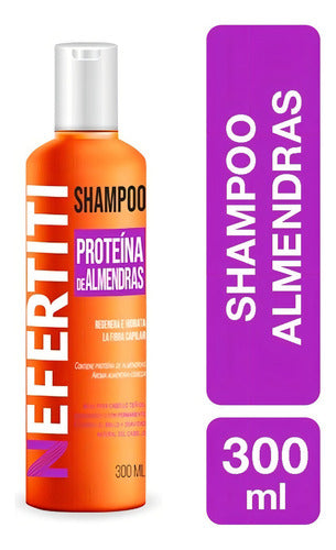 Shampoo Nefertiti Con Almendra Para Cabello Teñido 300ml