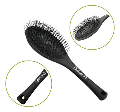 Cepillo Especial Para Extensiones Pelucas Profesional Negro Negro