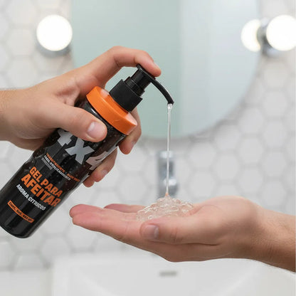 2 Pzas De Gel Para Afeitar 4x4 Aroma Citricos  De 485 Gr C/u