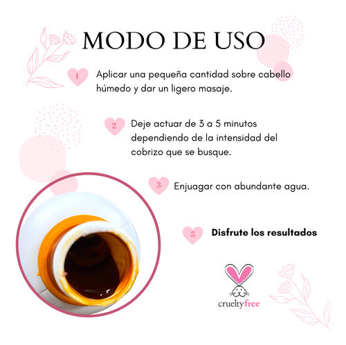 Shampoo Matizante Cobrizo Libre Parabenos 300ml Open Secret