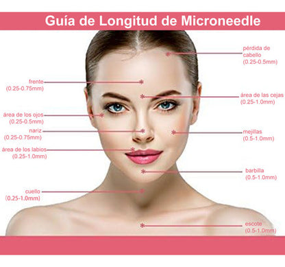 Dermapen M7 Metálico Alámbrico Recargable Mas 2 Cartuchos
