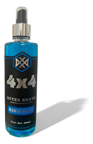 Locion Para Después Afeitar 4x4 King Blue 300ml 3 Pack