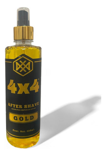 Loción Para Después Afeitar 4x4 Gold 300ml 3 Pack