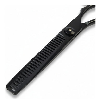 Tijera Degrafiladora Profesional Entresacar Cabello Negro Negro