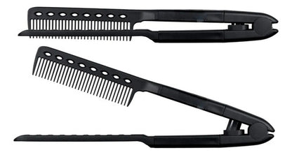 Peine Para Alisar El Cabello Con Plancha O Alisadora Color Negro