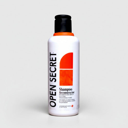Shampoo Reconstructor Cabello Daño Extremo 300ml Open Secret