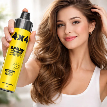 Spray Fijador Para Cabello 4x4 Con Argán Y Vitamina E 400ml