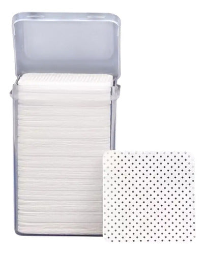 200 Toallas Desmaquillantes Absorbentes Pestañas Contenedor