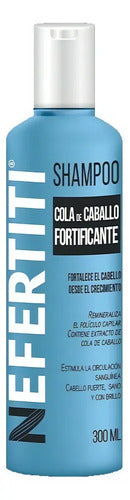 Shampoo Cola De Caballo Para Crecimiento Nefertiti De 300 Ml