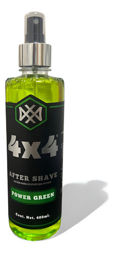 Locion Para Después Afeitar 4x4 Power Green 300ml 3 Pack