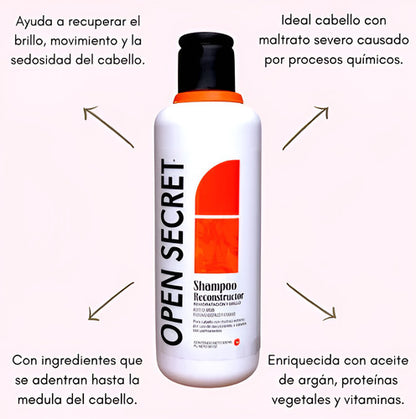 Open Secret Shampoo Y Tratamiento Reconstructor