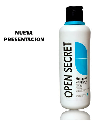 3 Piezas De Open Secret Sin Sulfato Shampoo 300ml