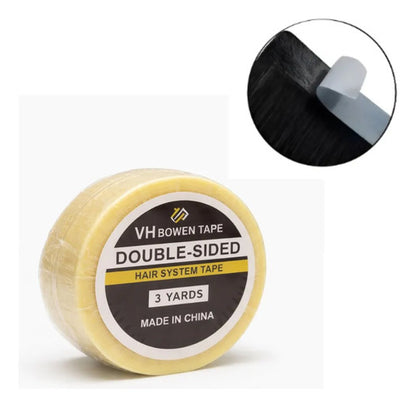 Cinta Adhesiva Tape Para Extensiones De Cabello Doble Cara Transparente