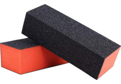 10 Limas Uñas Pulidor De Bloque Buffer Naranja
