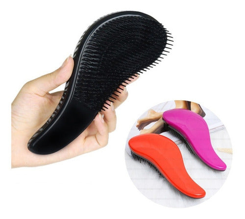 Cepillo Para Desenredar Maxcare Antifrizz Rosa