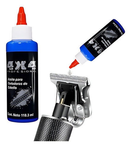2 Aceite Lubricante 4x4 Para Maquinas Cortadora  De Cabello
