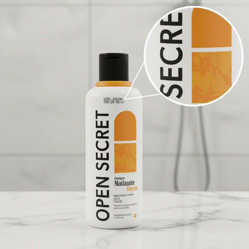 Shampoo Matizante Cobrizo Libre Parabenos 300ml Open Secret