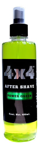After Shave Power Green Antiseptico 400ml 4x4 Profesional