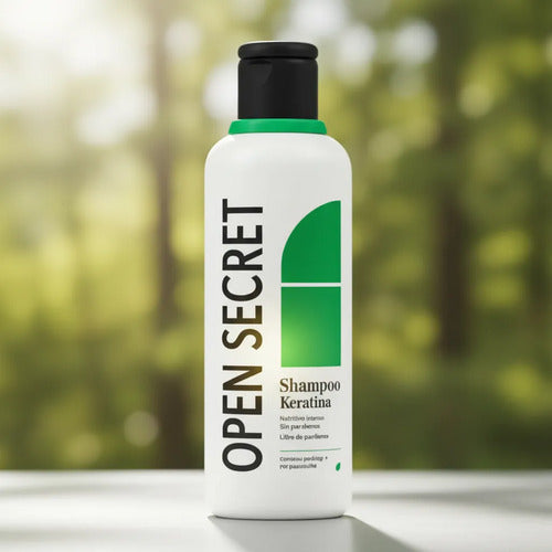5 Piezas Shampo Keratina Nutrición Intensiva300ml Opensecret