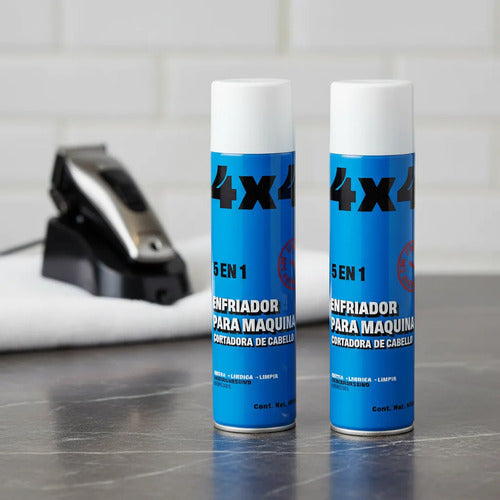 Enfriador 5 en 1 para Máquinas Cortadoras de Cabello – Pack 2 Piezas (4x4)