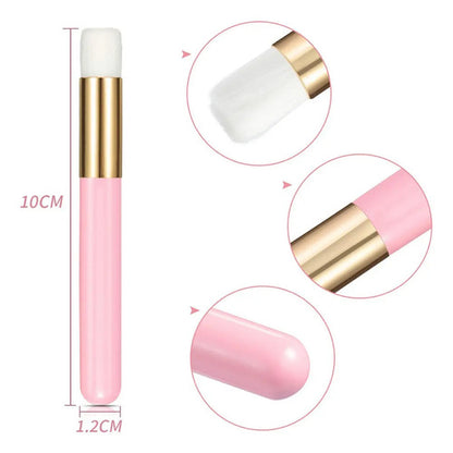Brochas Para Limpiar Pestañas De Mink, 40 Unidades Rosa Pálido