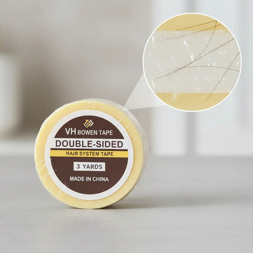 Cinta Adhesiva Tape Para Extensiones De Cabello Doble Cara Transparente