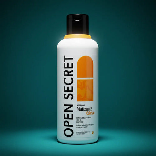 Shampoo Matizante Cobrizo Libre Parabenos 300ml Open Secret