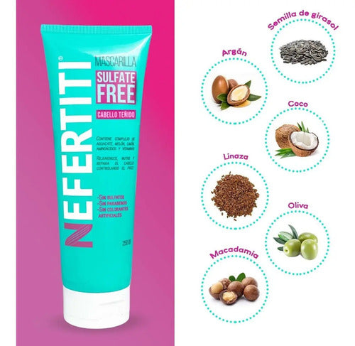 Mascarilla Para Cabello Teñido Sin Sulfatos Ni Parabenos