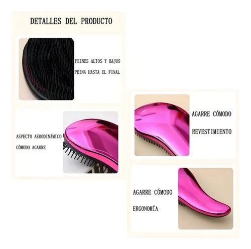 5 Cepillos Para Extensiones Cabello Peine Peines De Peluquer Heaimo