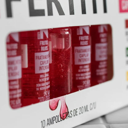 Nefertiti Ampolletas Alcalina - Frutos Rojos 10 X 20ml