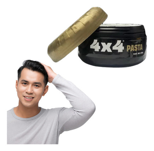 Pasta Profesional 4x4 Fijación Media Para Caballero 200g