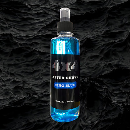 Loción Después De Afeitar Aftershave King Blue 4x4 400ml
