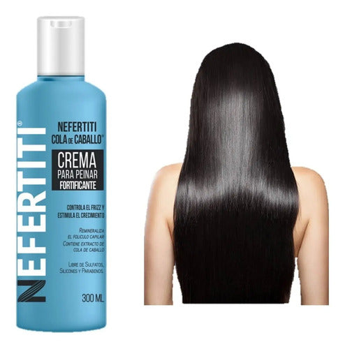 Crema Para Peinar Cola De Caballo Sin Parabenos Nefertiti