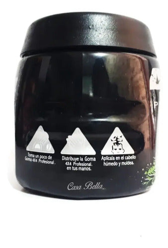 Goma 4x4 Para Cabello 280 G