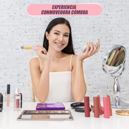 Brochas Para Limpiar Pestañas De Mink, 40 Unidades Rosa Pálido
