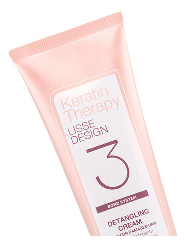 Crema Desenredante Keratin Therapy Lisse Design Paso#3 Nueva