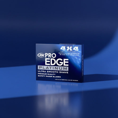 Navaja Doble Filo 100 Hojas Afeitado Ultrasuave 4x4 3pz Azul