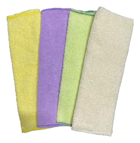 4 Toallas Faciales De Colores 20cm X25cm Estéticas, Barberia