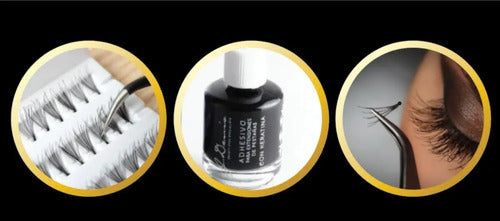 Adhesivo Extension De Pestañas Con Keratina J Denis Color Negro