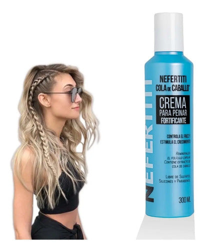 Crema Para Peinar Cola De Caballo Sin Parabenos Nefertiti