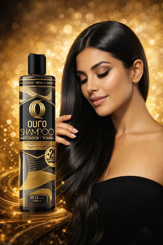 Shampoo Ouro® Matizador Negro 250 Ml