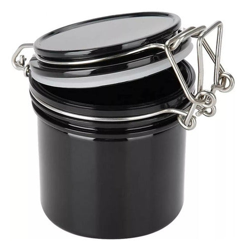 Bote De Almacenamiento Para Pegamento De Pegamento Pestañas Color Negro