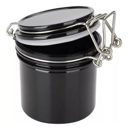 Bote De Almacenamiento Para Pegamento De Pegamento Pestañas Color Negro