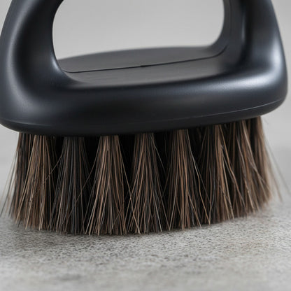 Cepillo Para Barba Y Cabello Con Agarradera Anillo Negro Negro