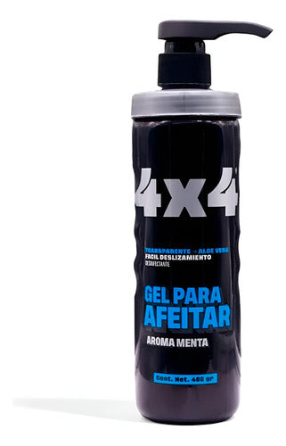 Pack De 4 Piezas 4x4 Cera, Gel Para Afeitar, Talco Y Pomada