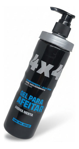 Gel Rasurar Menta 4x4 Profesional + Spray Enfriador 4x4