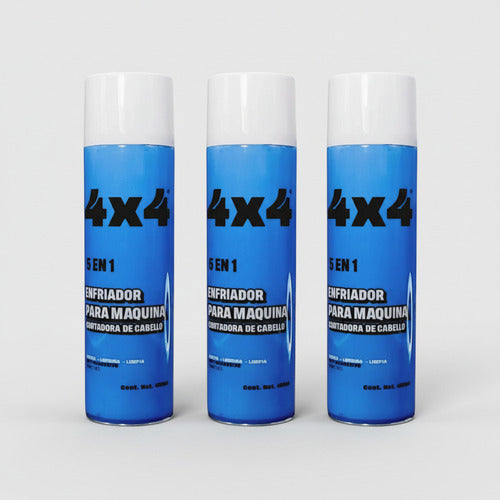 3 Spray Enfriador 5 En 1 Profesional 4x4 Cuchillas Maquinas
