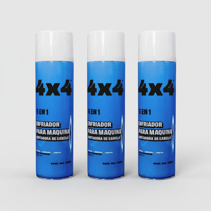 3 Spray Enfriador 5 En 1 Profesional 4x4 Cuchillas Maquinas