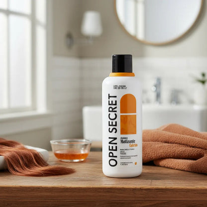 Shampoo Matizante Cobrizo Libre Parabenos 300ml Open Secret